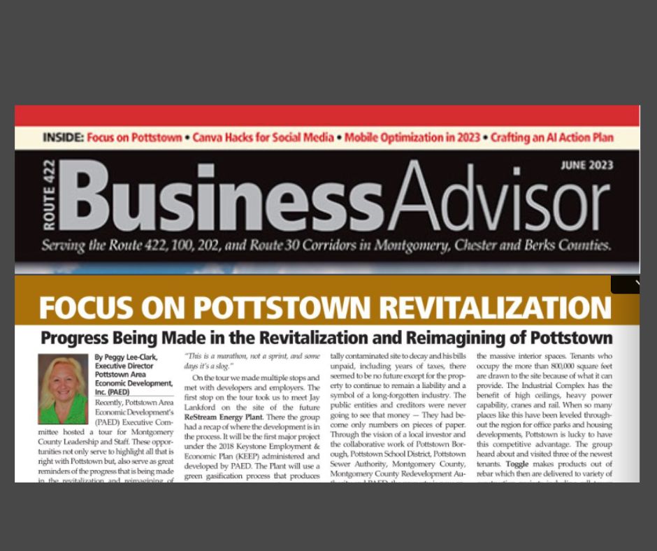 Progress Being Made in the Revitalization & Reimagining of Pottstown