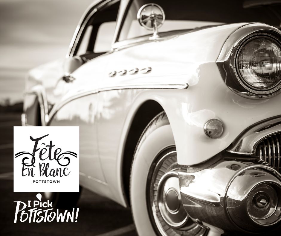 Limited Sponsorships Open for All-White Luxury or Classic Cars at Pottstown’s 8th Annual Fete en Blanc