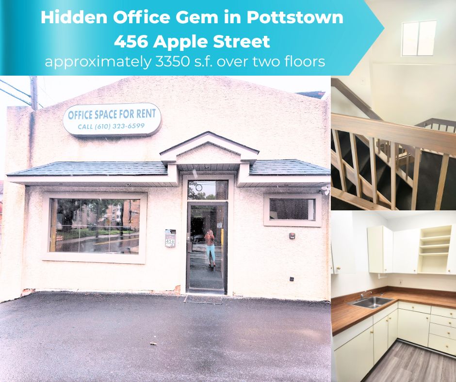 Featured Property: 456 Apple Street (Hidden Office Gem with 3350 s.f. Across Two Floors)